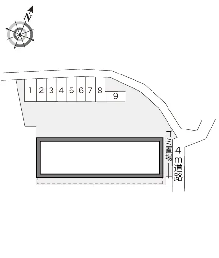 ★手数料０円★さいたま市西区三橋５丁目　月極駐車場（LP）